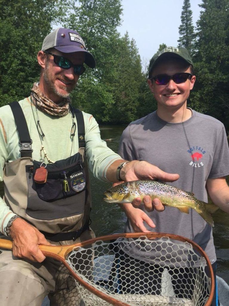 The reward of a day on the water.